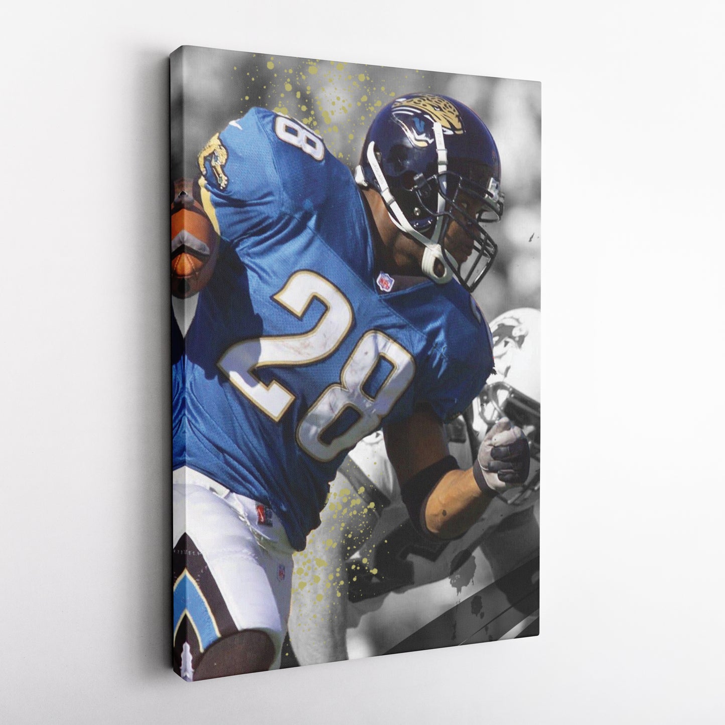 Taylor's 90-Yard Touchdown Jaguars Canvas Art - NFL Wall Decor Print