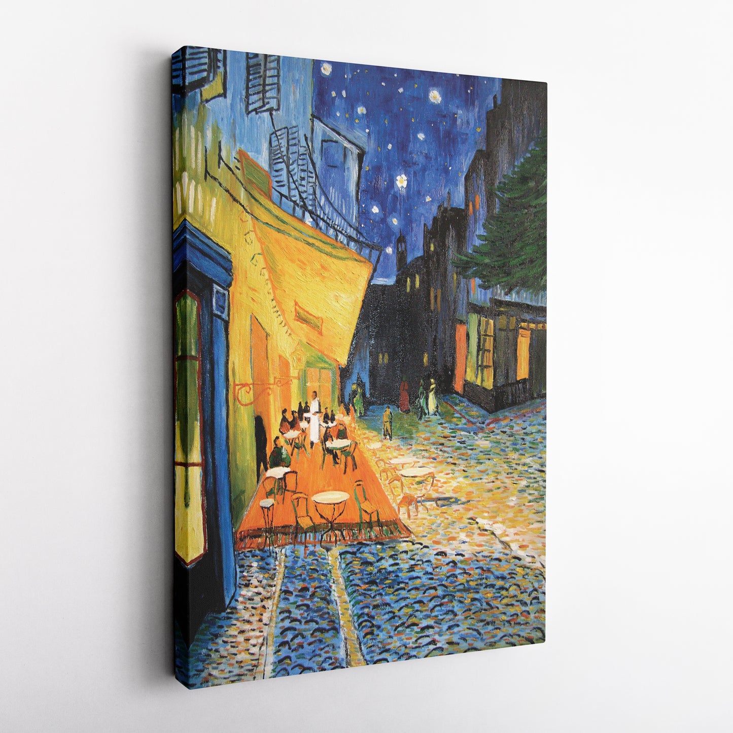 Vincent Van Gogh's Cafe Terrace at Night Canvas Art - Famous Painting Decor