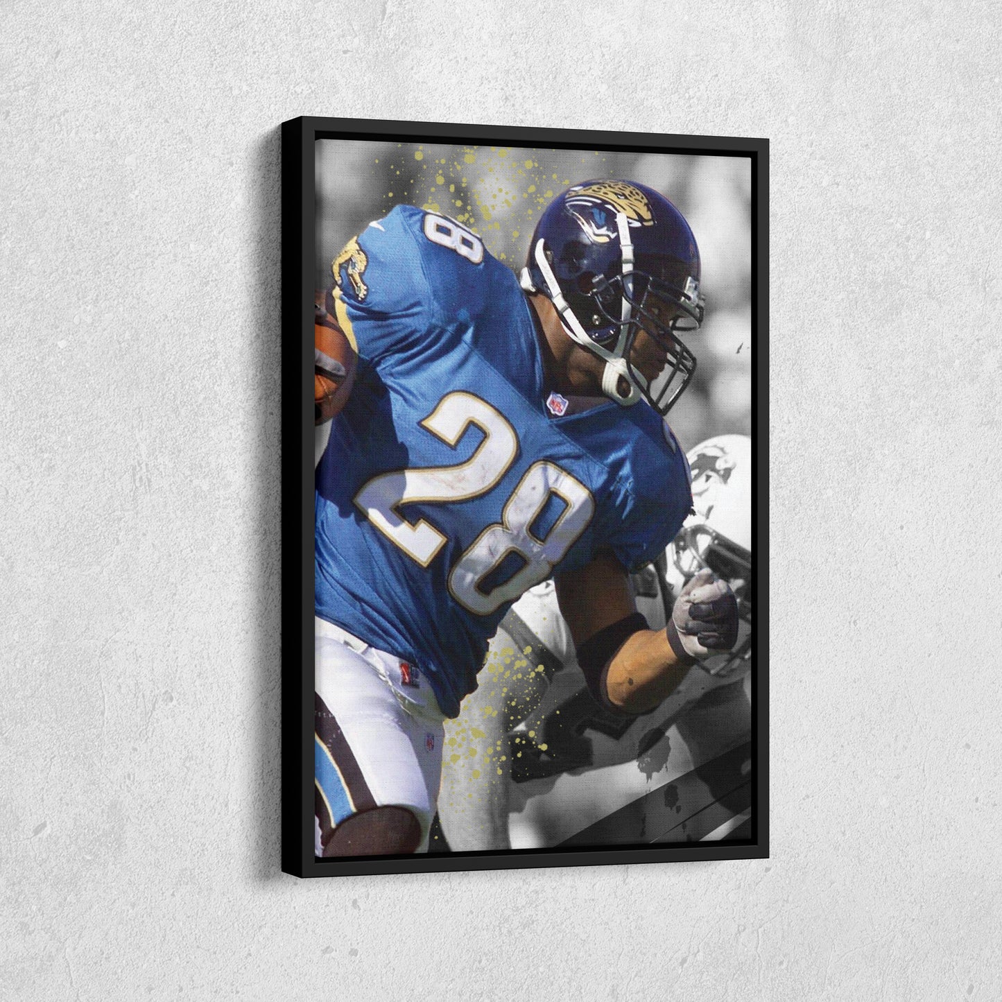 Taylor's 90-Yard Touchdown Jaguars Canvas Art - NFL Wall Decor Print