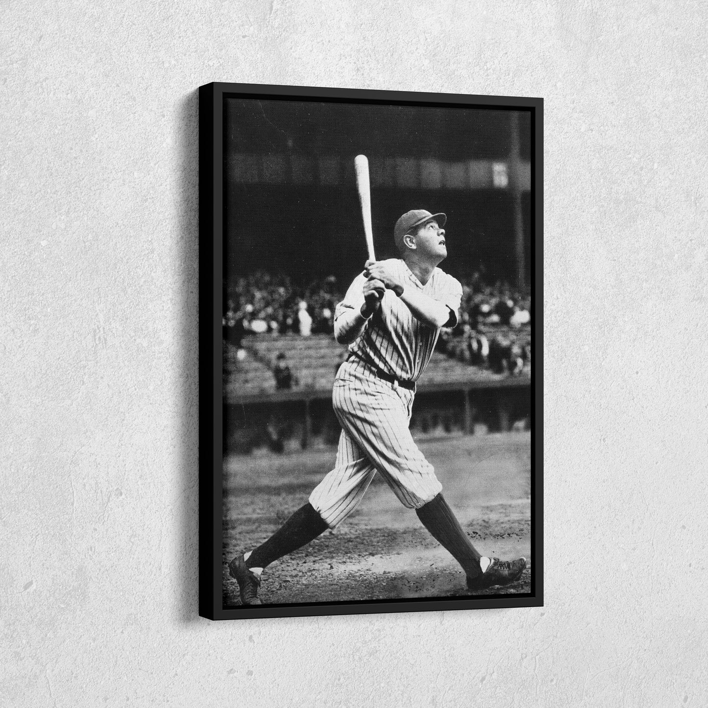 Babe Ruth Classic Baseball Vintage Canvas Wall Art Decor - Timeless Sports Art