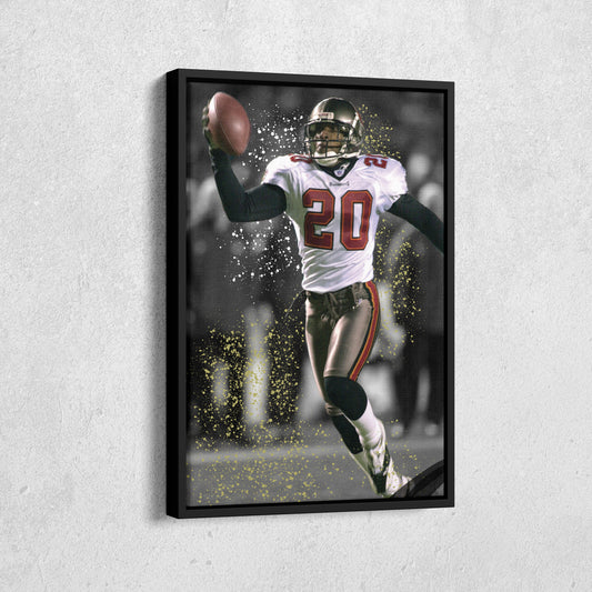 Barber’s Pick-6 Tampa Bay Buccaneers Canvas Wall Art Decor - NFL Game Moment