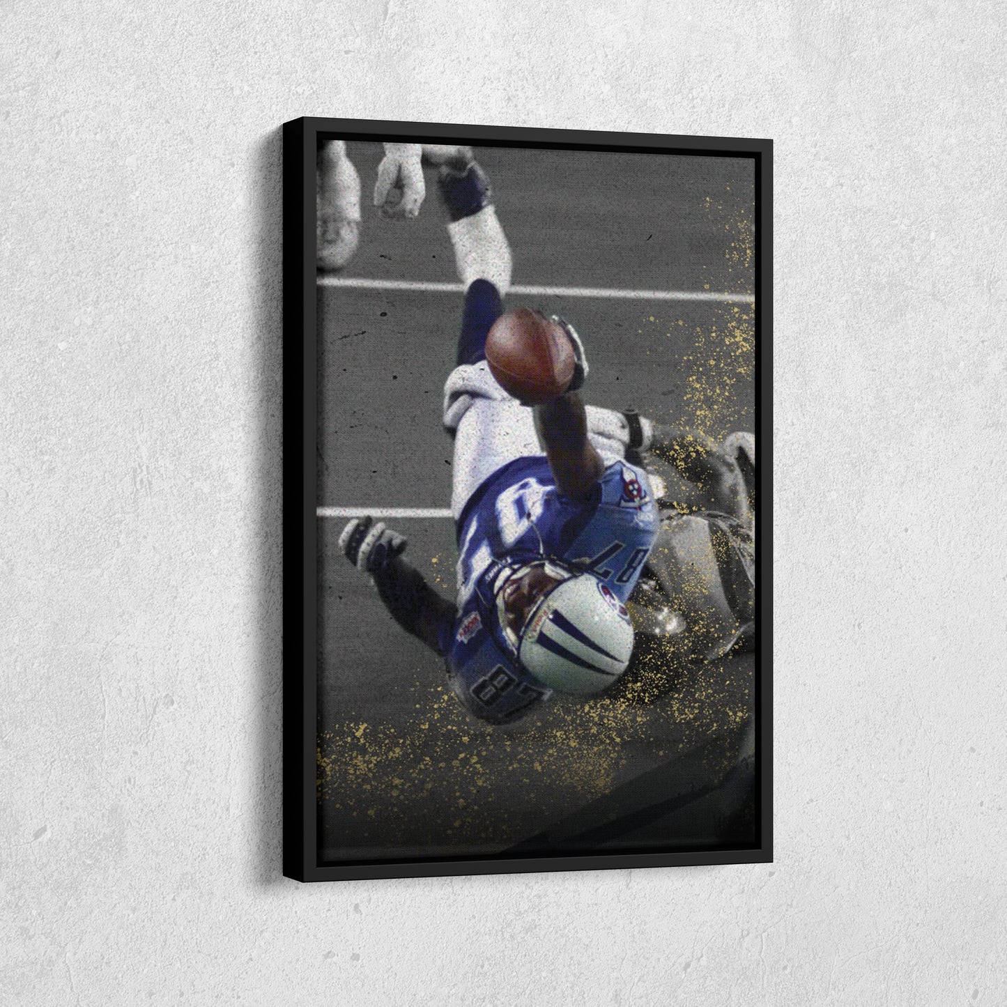 The Tackle Rams vs. Titans Canvas Art - NFL Football Wall Decor Print
