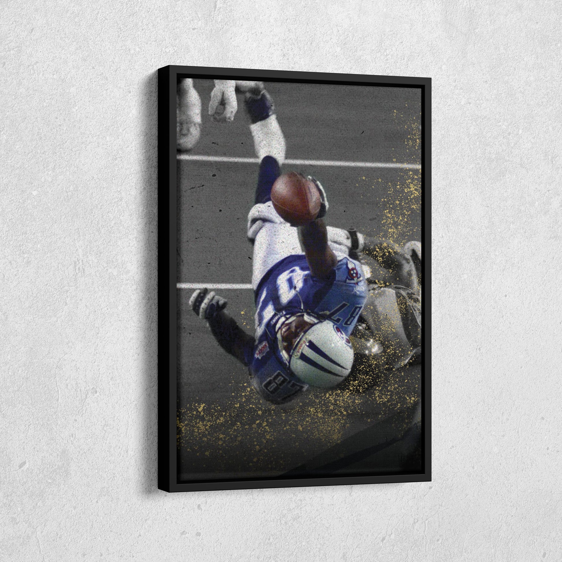 The Tackle Rams vs. Titans Canvas Art - NFL Football Wall Decor Print