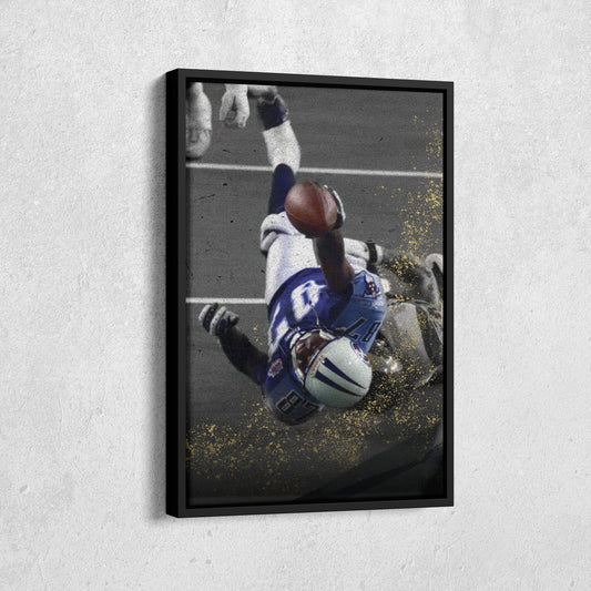 The Tackle Rams vs. Titans Canvas Art - NFL Football Wall Decor Print