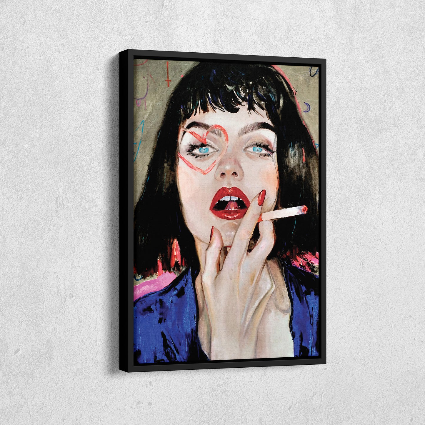 Fantasy Woman - Acrylic & Oil Painting Canvas Wall Art Decor