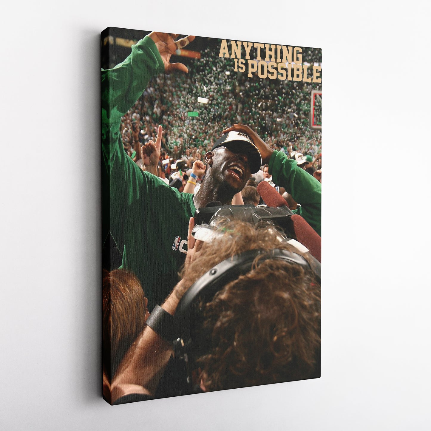 Kevin Garnett ‘Anything is Possible’ Poster Canvas Wall Art Decor - Celtics Icon Art