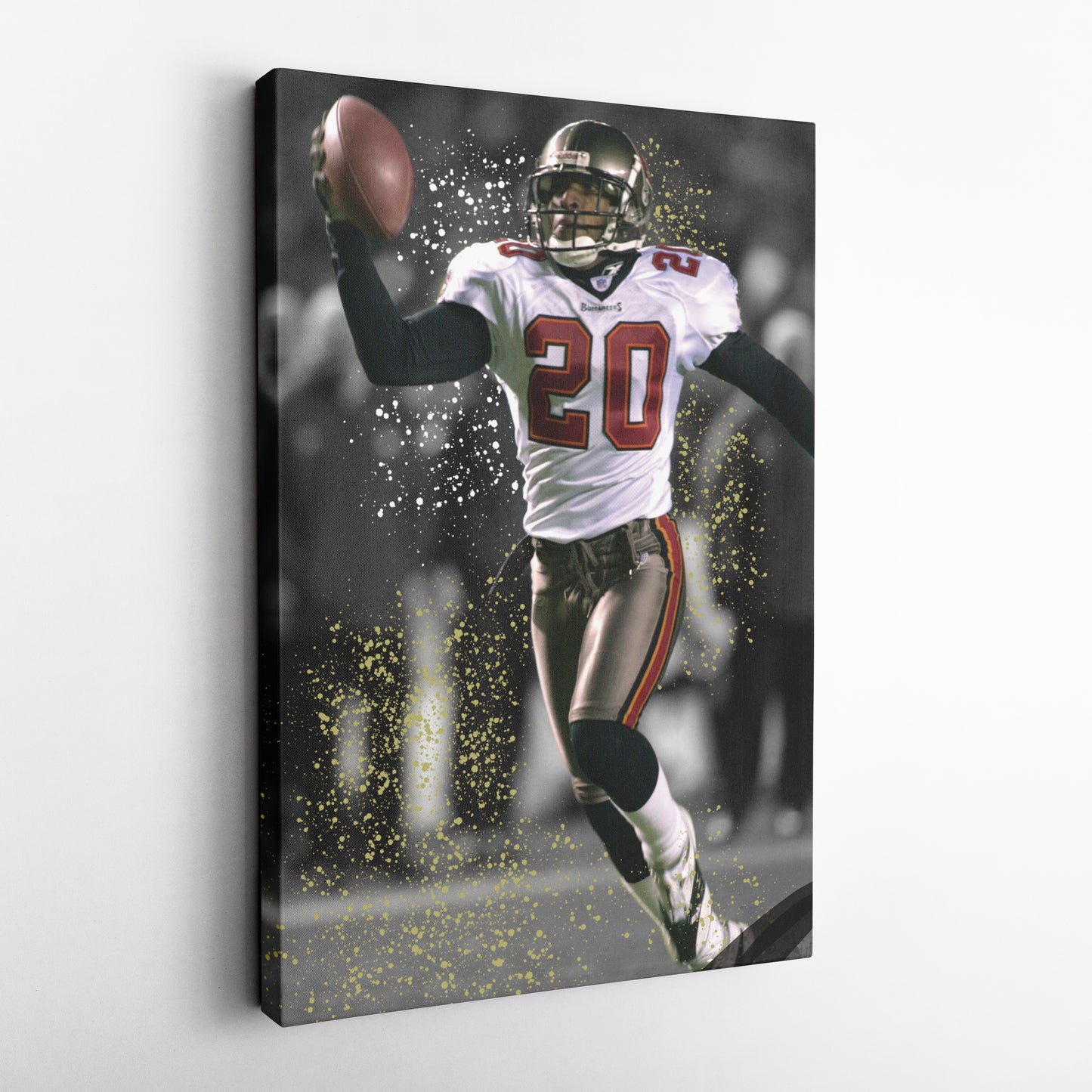 Barber’s Pick-6 Tampa Bay Buccaneers Canvas Wall Art Decor - NFL Game Moment