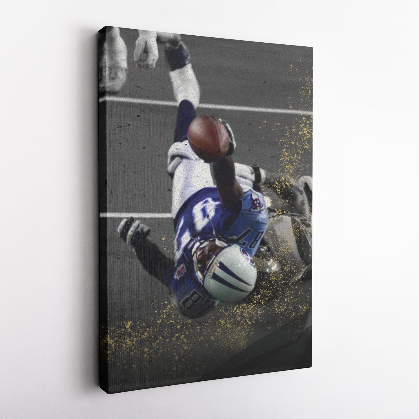 The Tackle Rams vs. Titans Canvas Art - NFL Football Wall Decor Print