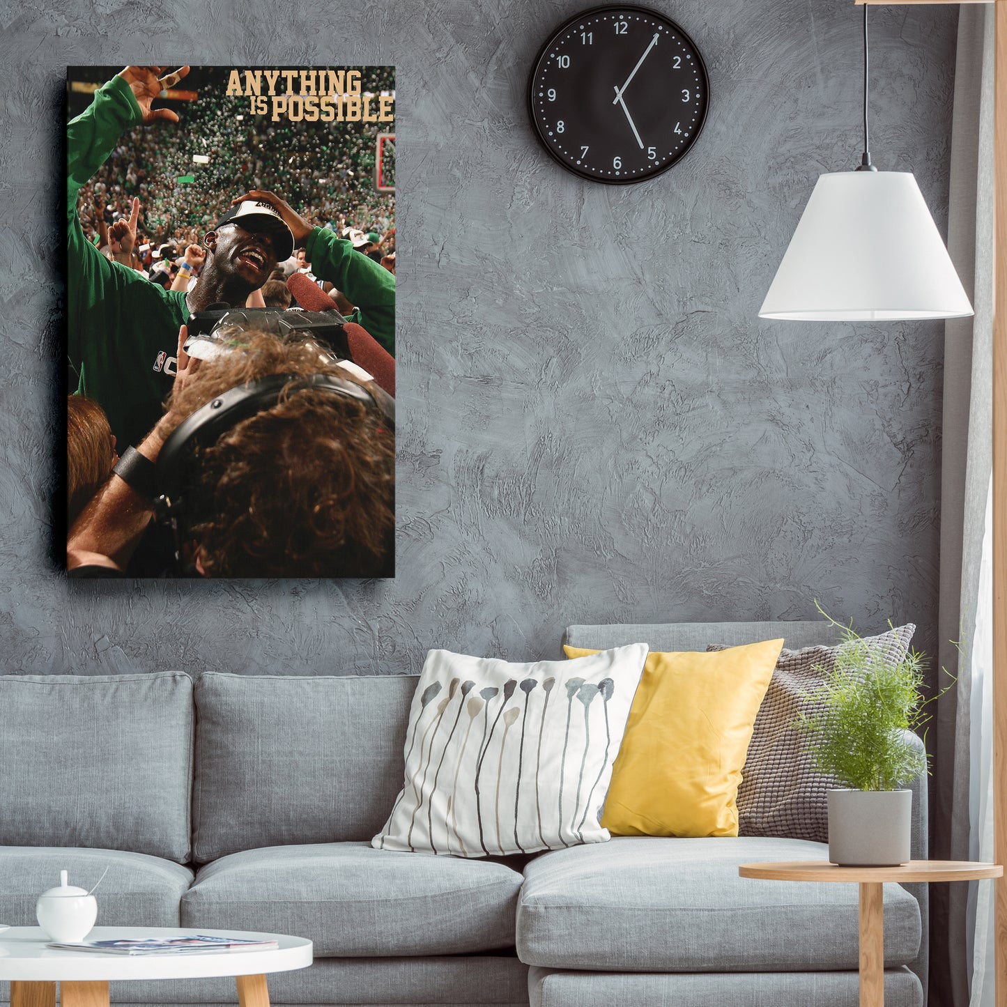 Kevin Garnett ‘Anything is Possible’ Poster Canvas Wall Art Decor - Celtics Icon Art