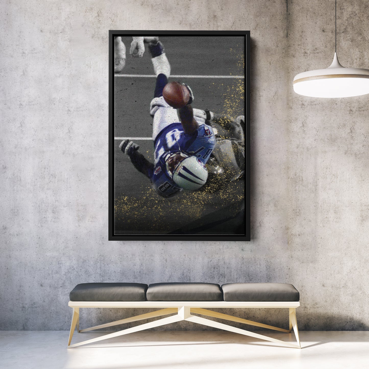The Tackle Rams vs. Titans Canvas Art - NFL Football Wall Decor Print
