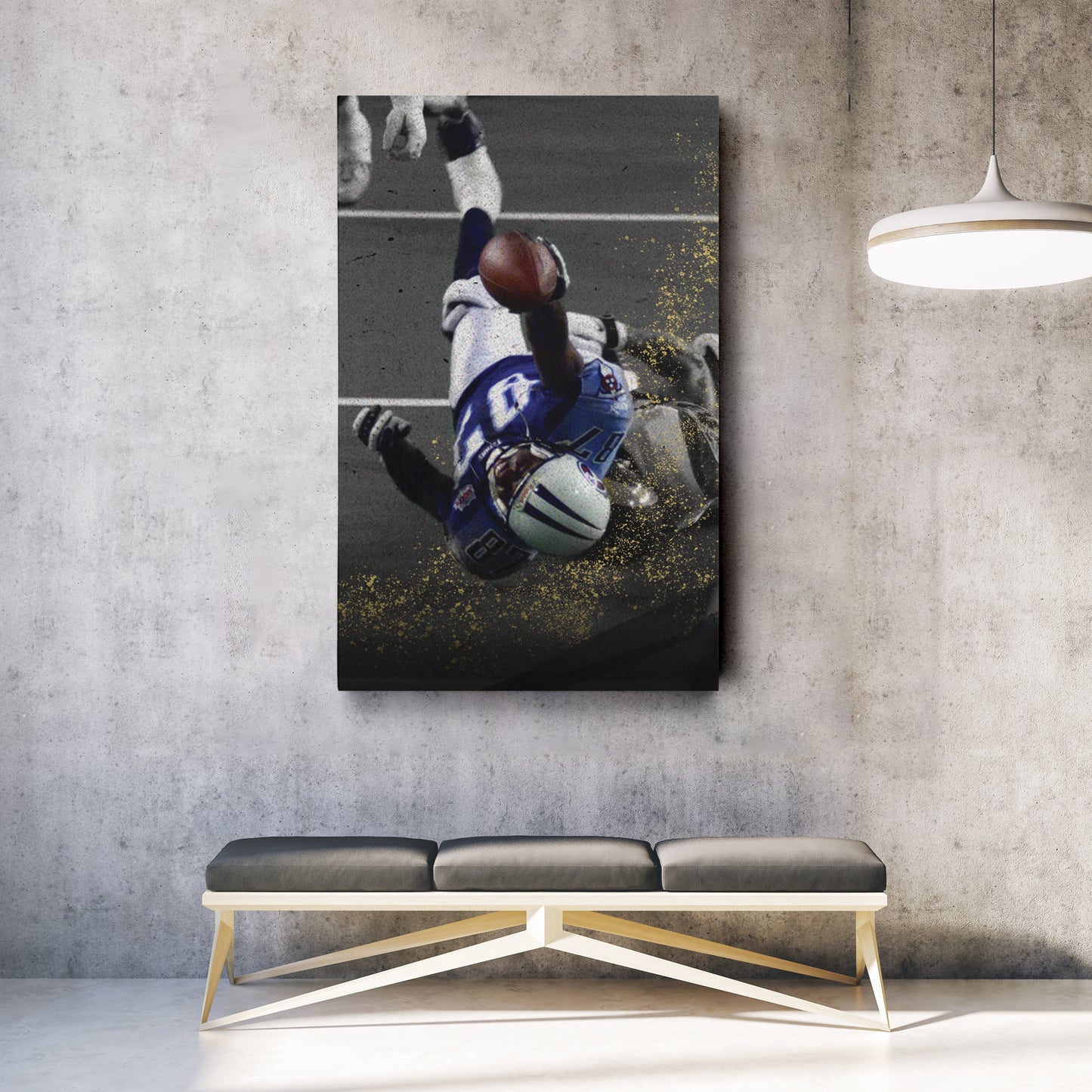The Tackle Rams vs. Titans Canvas Art - NFL Football Wall Decor Print