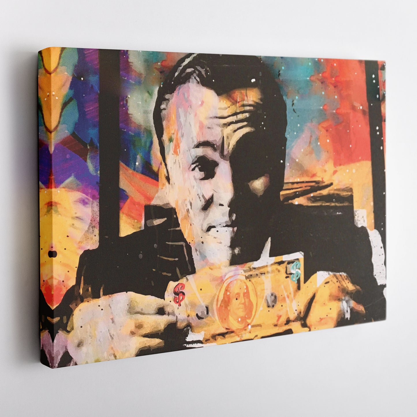 The Wolf of Wall Street Poster – Leonardo DiCaprio Canvas Wall Art Home Decor