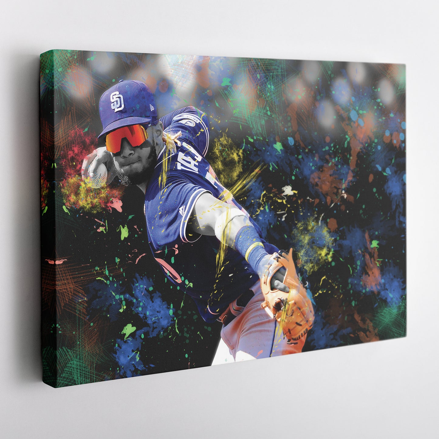 Fernando Tatis Jr. San Diego Padres MLB Canvas Wall Art – Baseball Star Poster