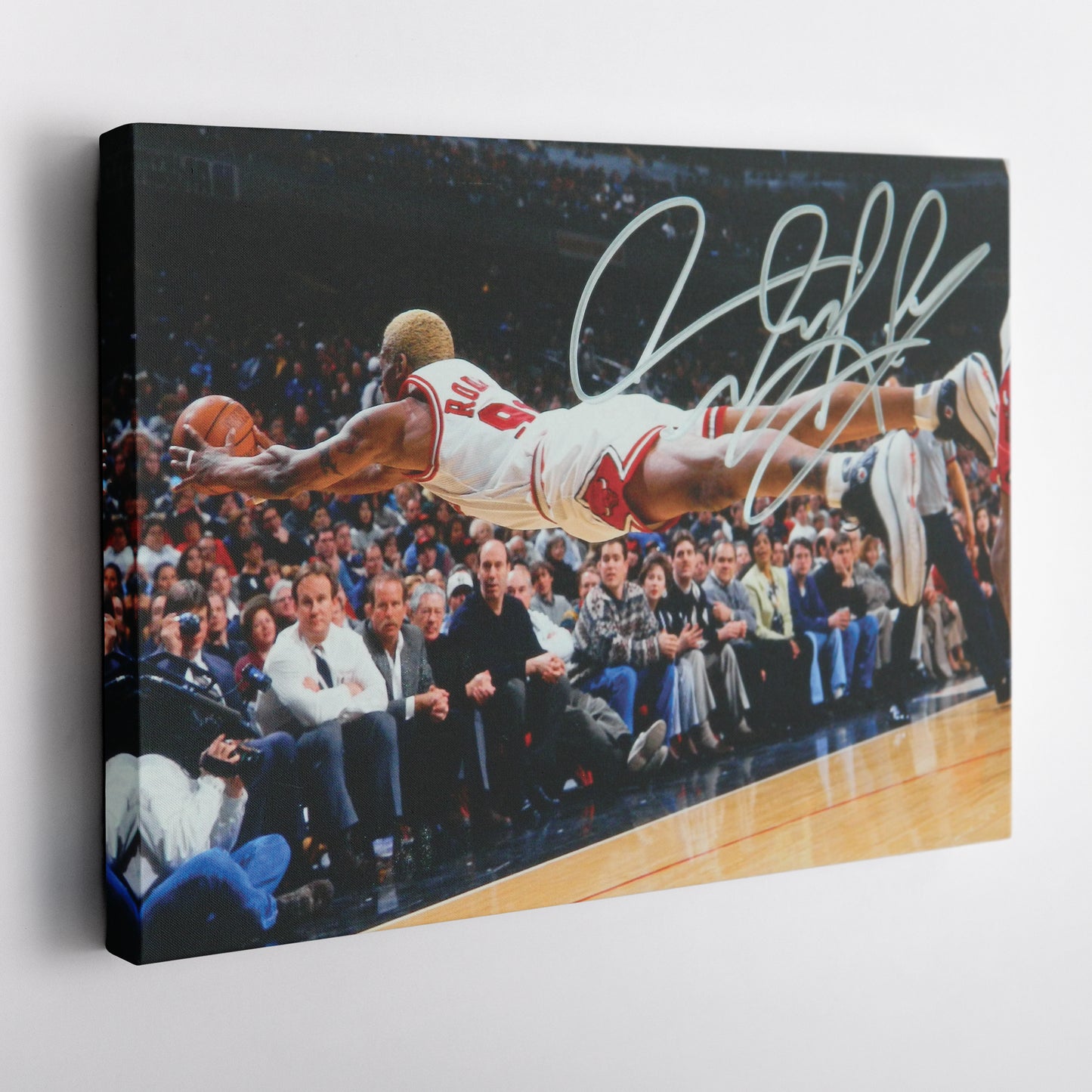 Dennis Rodman Chicago Bulls Canvas Wall Art – NBA Basketball Legend Art