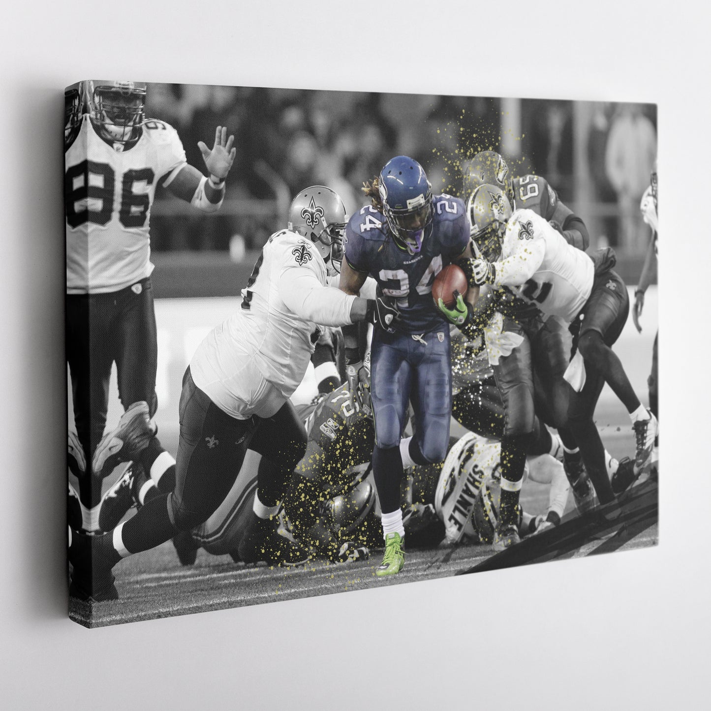 The Beast Quake Seattle Seahawks Canvas Art - NFL Sports Decor Poster