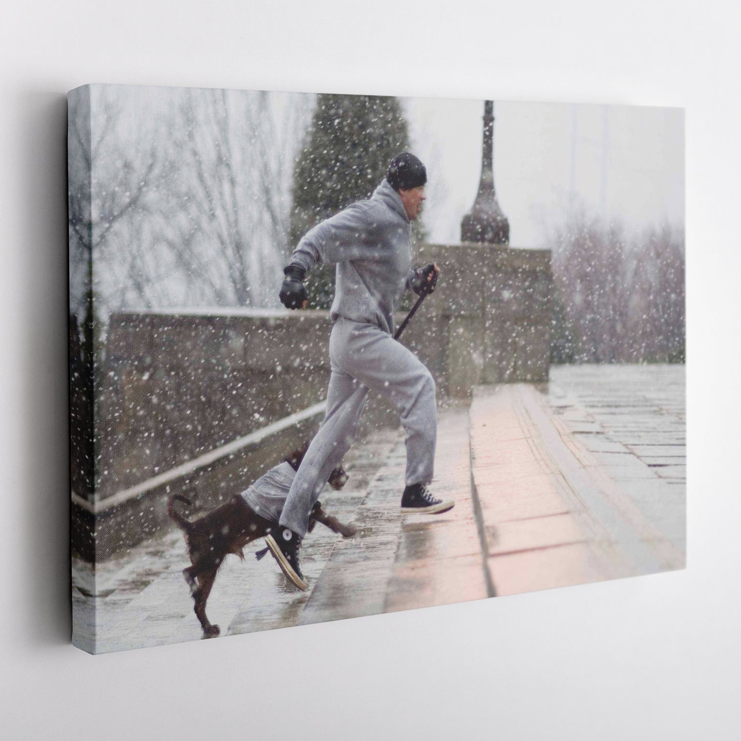 Rocky Balboa Boxing Canvas Wall Art – Legendary Movie Icon Decor