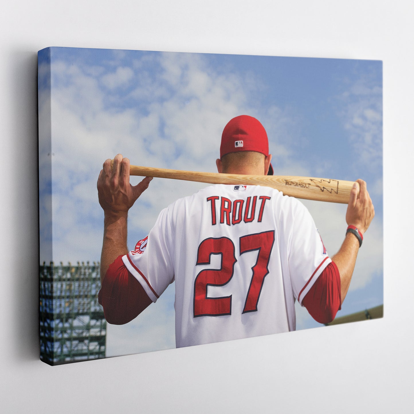 Mike Trout - Los Angeles Angels Canvas Wall Art Decor