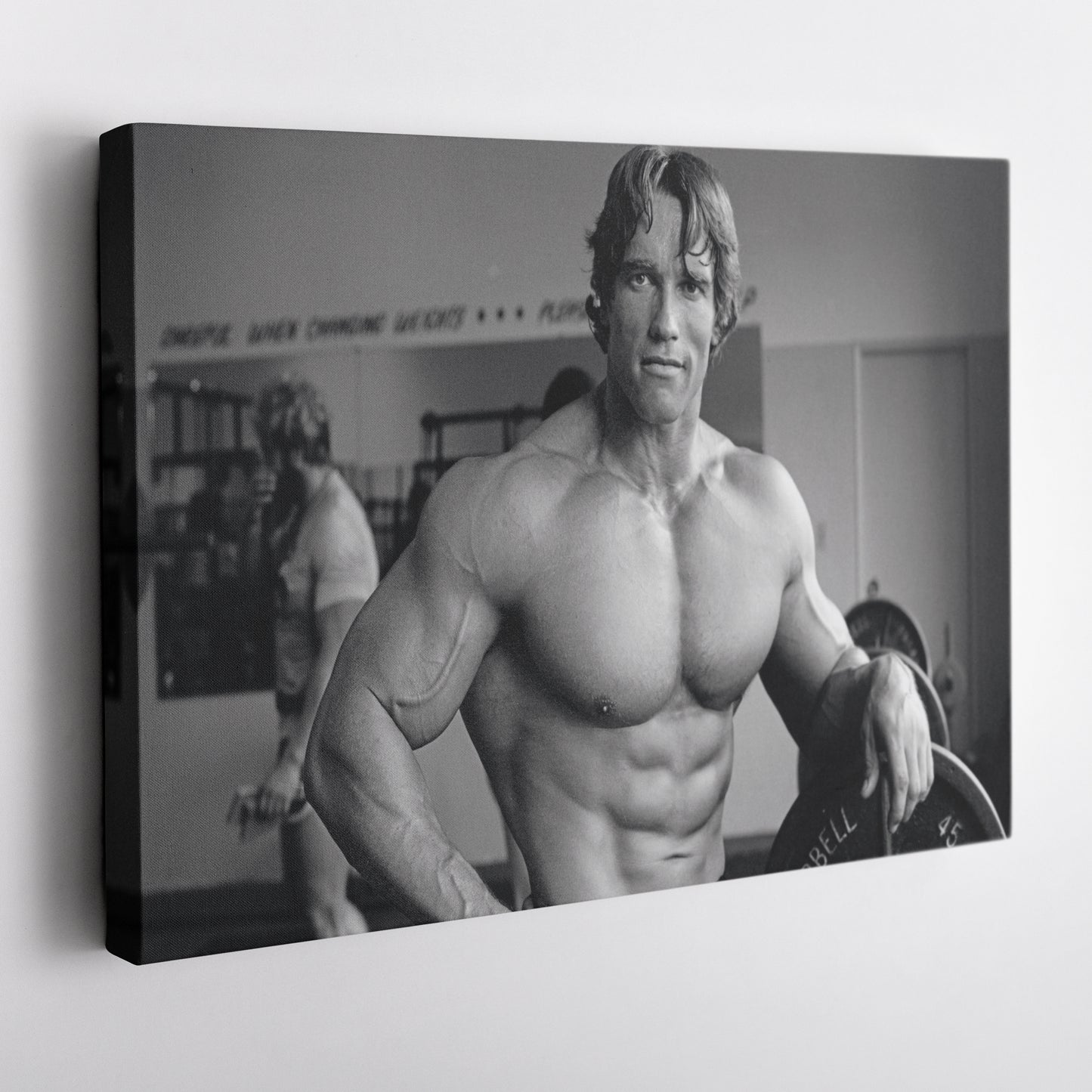 Arnold Schwarzenegger Poster Bodybuilding Canvas Wall Art Home Decor Framed Art