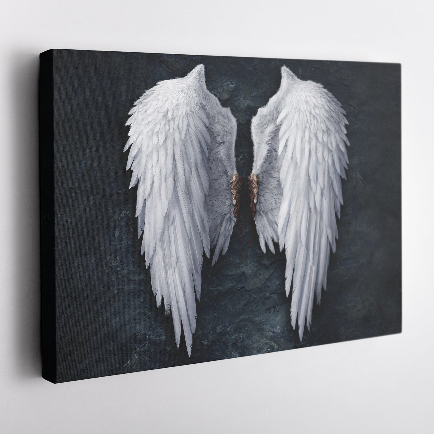 Banksy Angel White Wings Canvas Wall Art – Iconic Urban Art Print