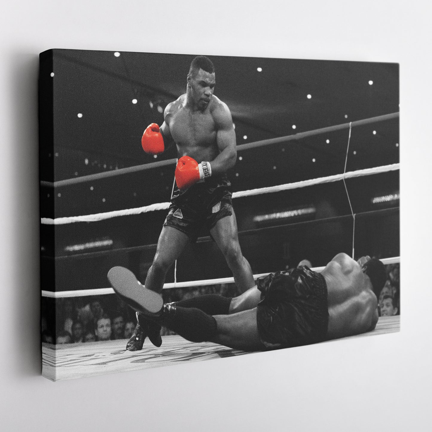 Mike Tyson Boxing Canvas Art – Poster Framed Wall Decor