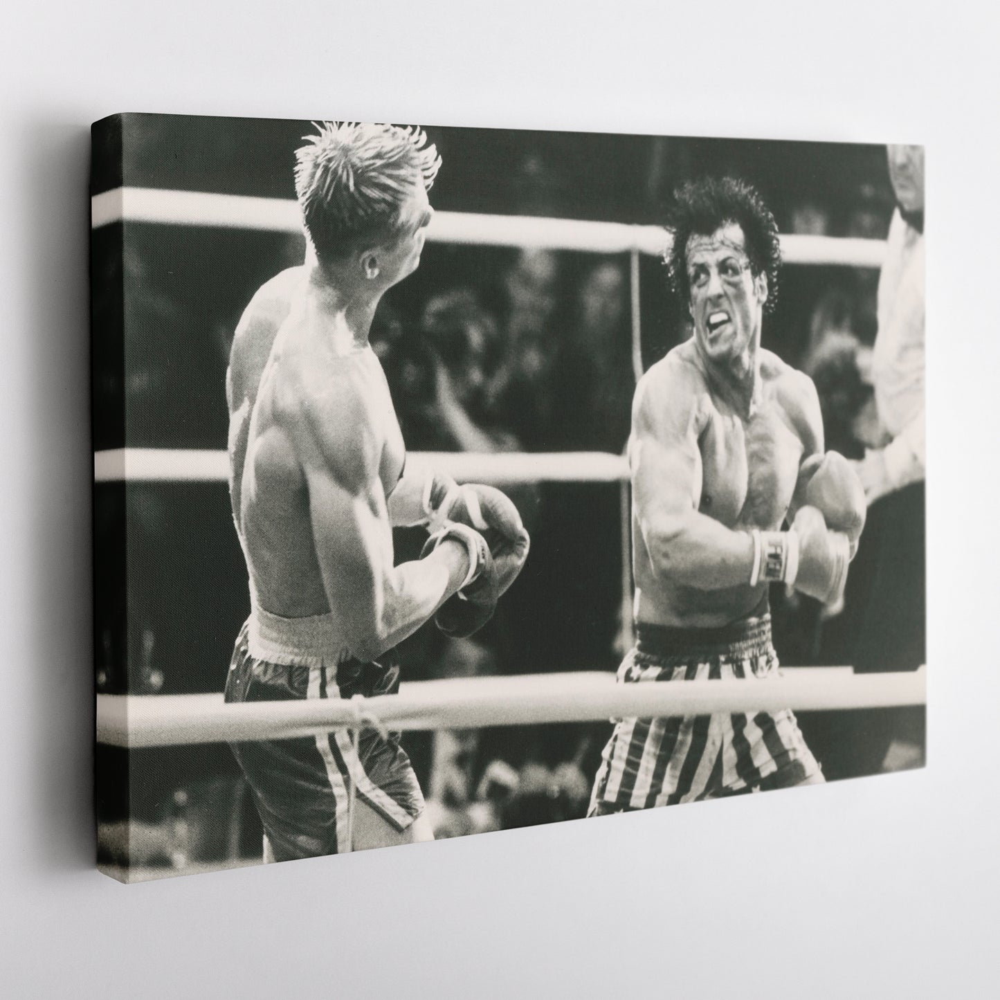 Rocky Balboa vs Ivan Drago Poster – Boxing Movie Canvas Wall Art Decor