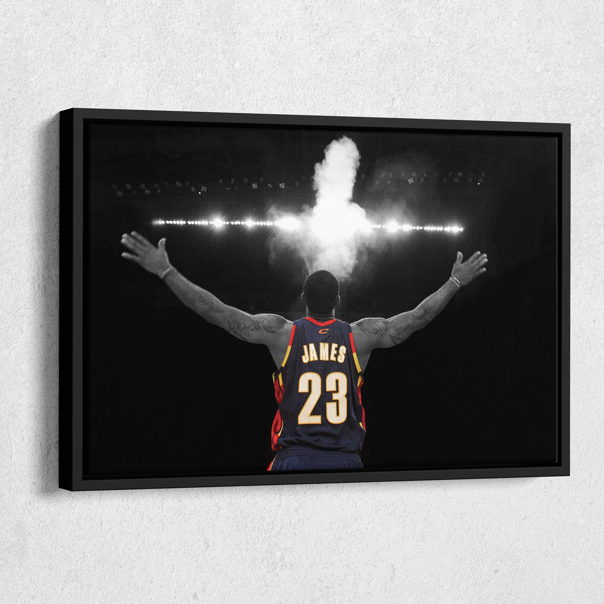 LeBron James Cleveland Cavaliers Canvas Wall Art – King’s Court Decor
