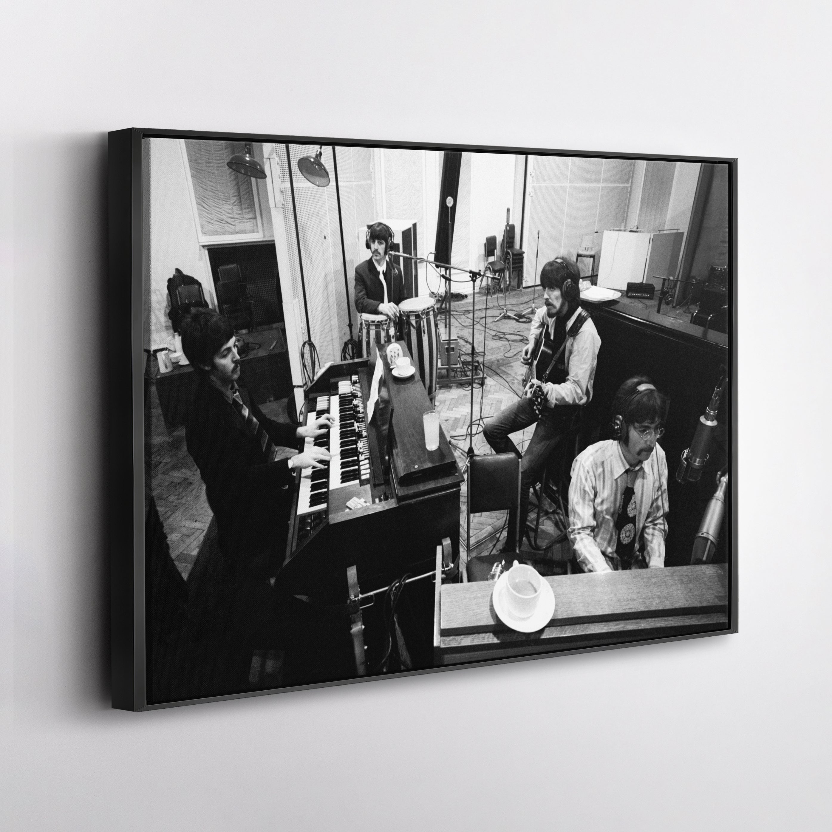 The Beatles Recording Studio Canvas Wall Art – Legendary Music