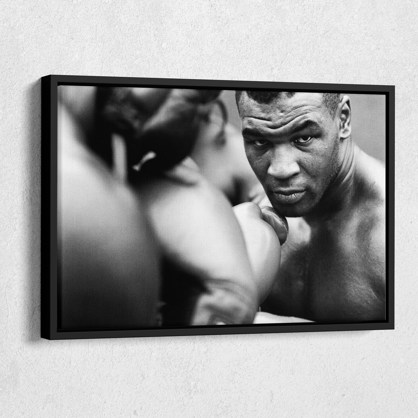Mike Tyson Training Poster – Boxing Canvas Art Wall Decor