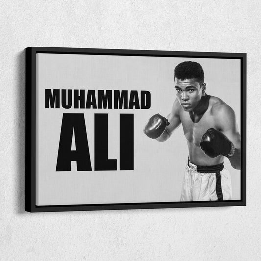 Muhammad Ali Young Canvas Wall Art – Boxing Legend Early Years Decor
