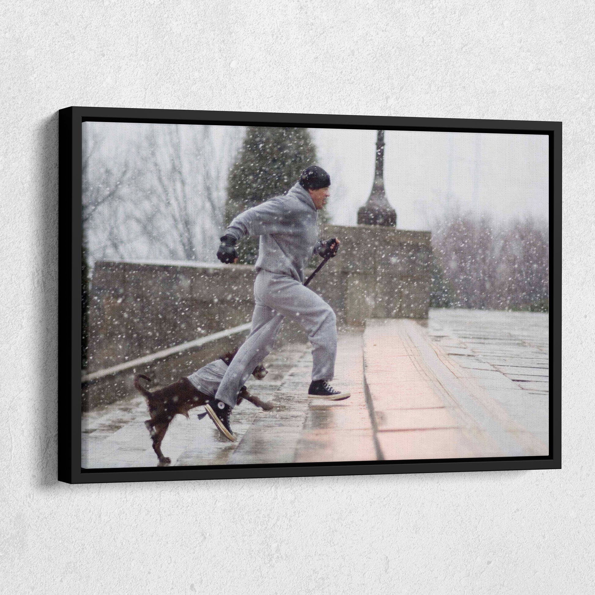 Rocky Balboa Boxing Canvas Wall Art – Legendary Movie Icon Decor