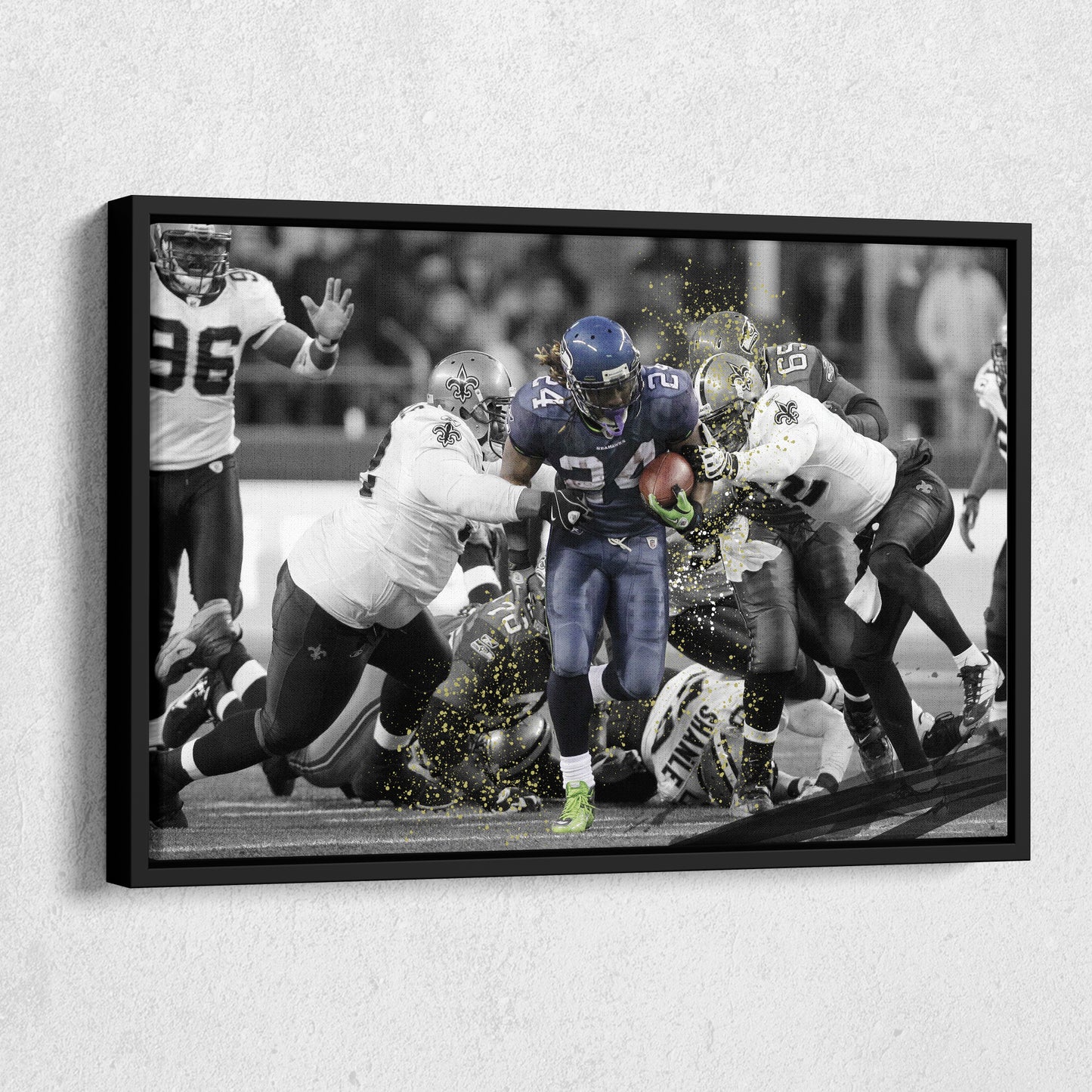 The Beast Quake Seattle Seahawks Canvas Art - NFL Sports Decor Poster