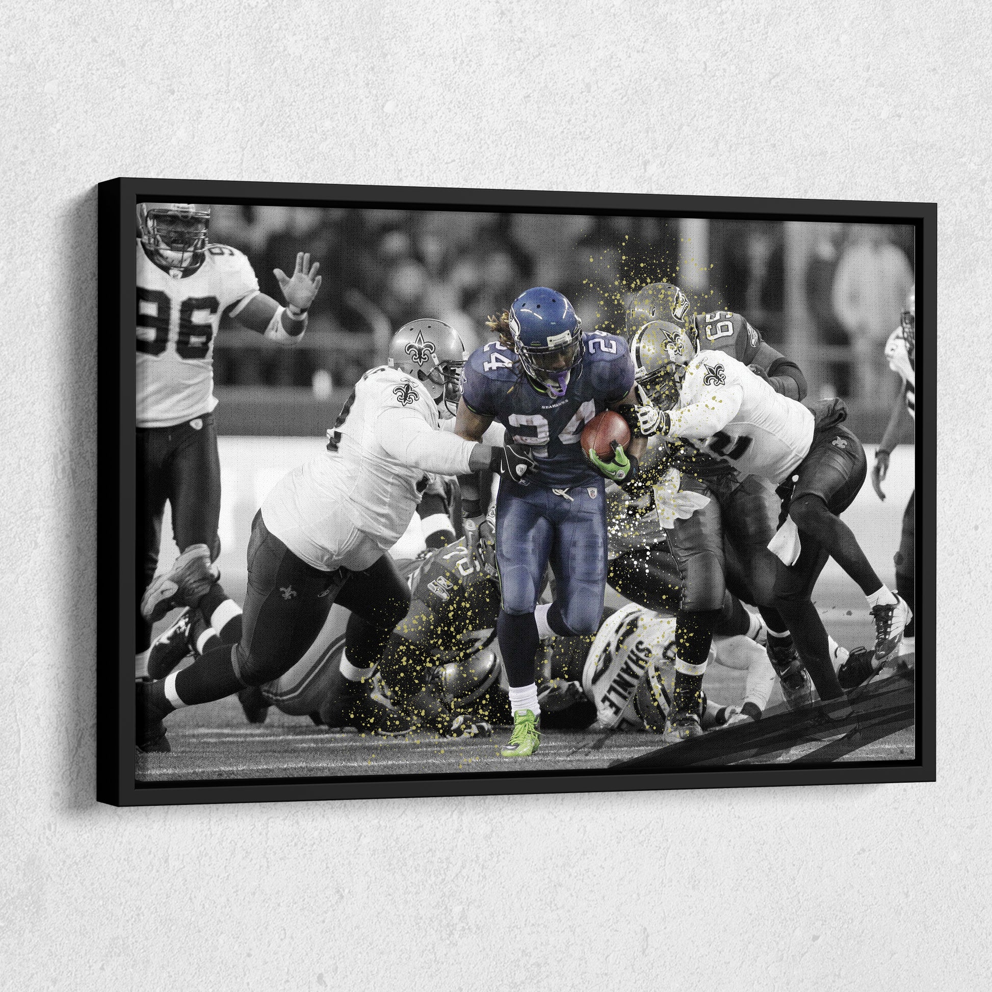 The Beast Quake Seattle Seahawks Canvas Art - NFL Sports Decor Poster