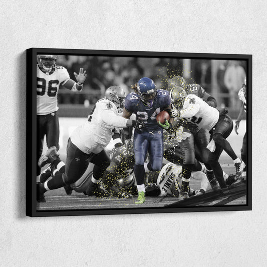 The Beast Quake Seattle Seahawks Canvas Art - NFL Sports Decor Poster