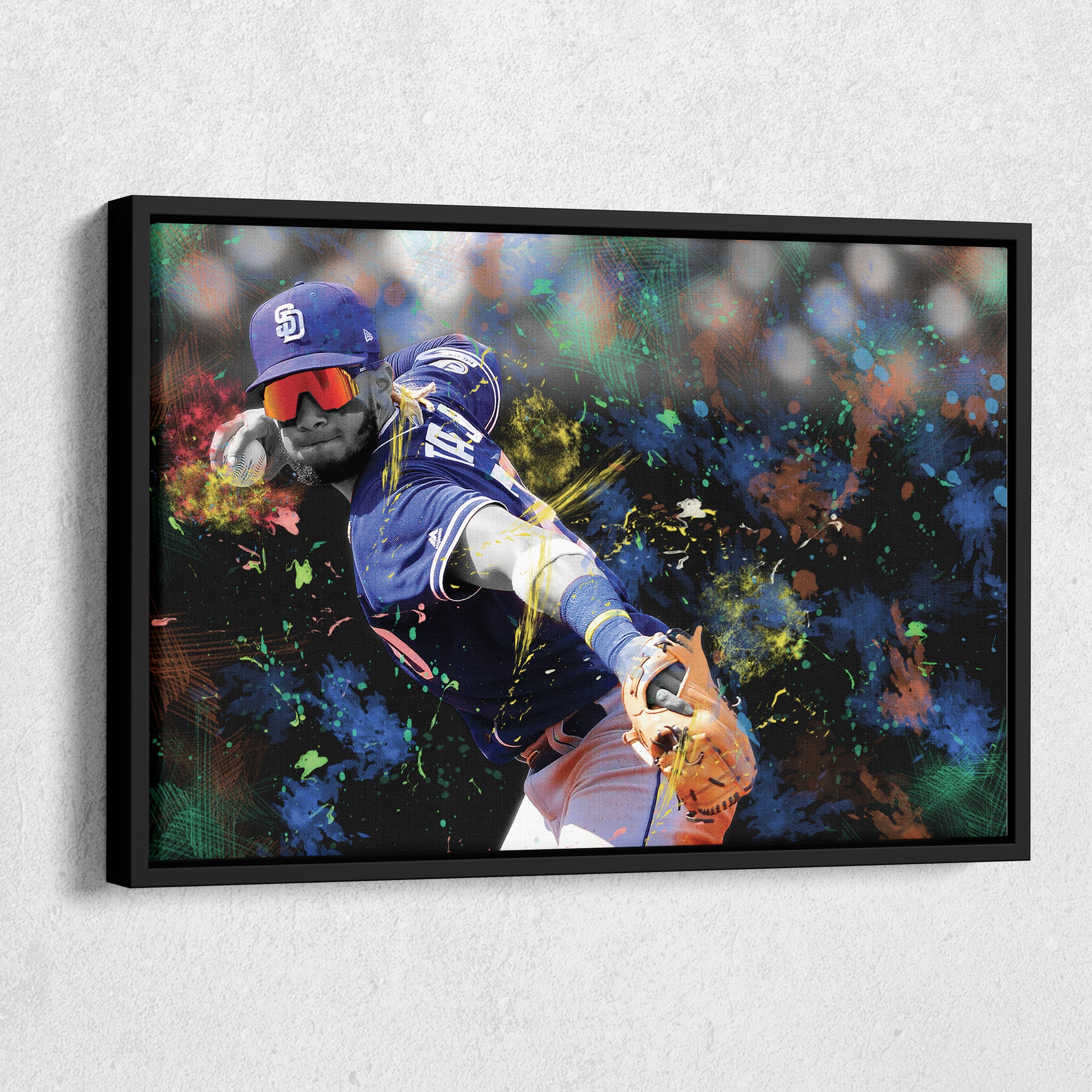 Fernando Tatis Jr. San Diego Padres MLB Canvas Wall Art – Baseball Star Poster