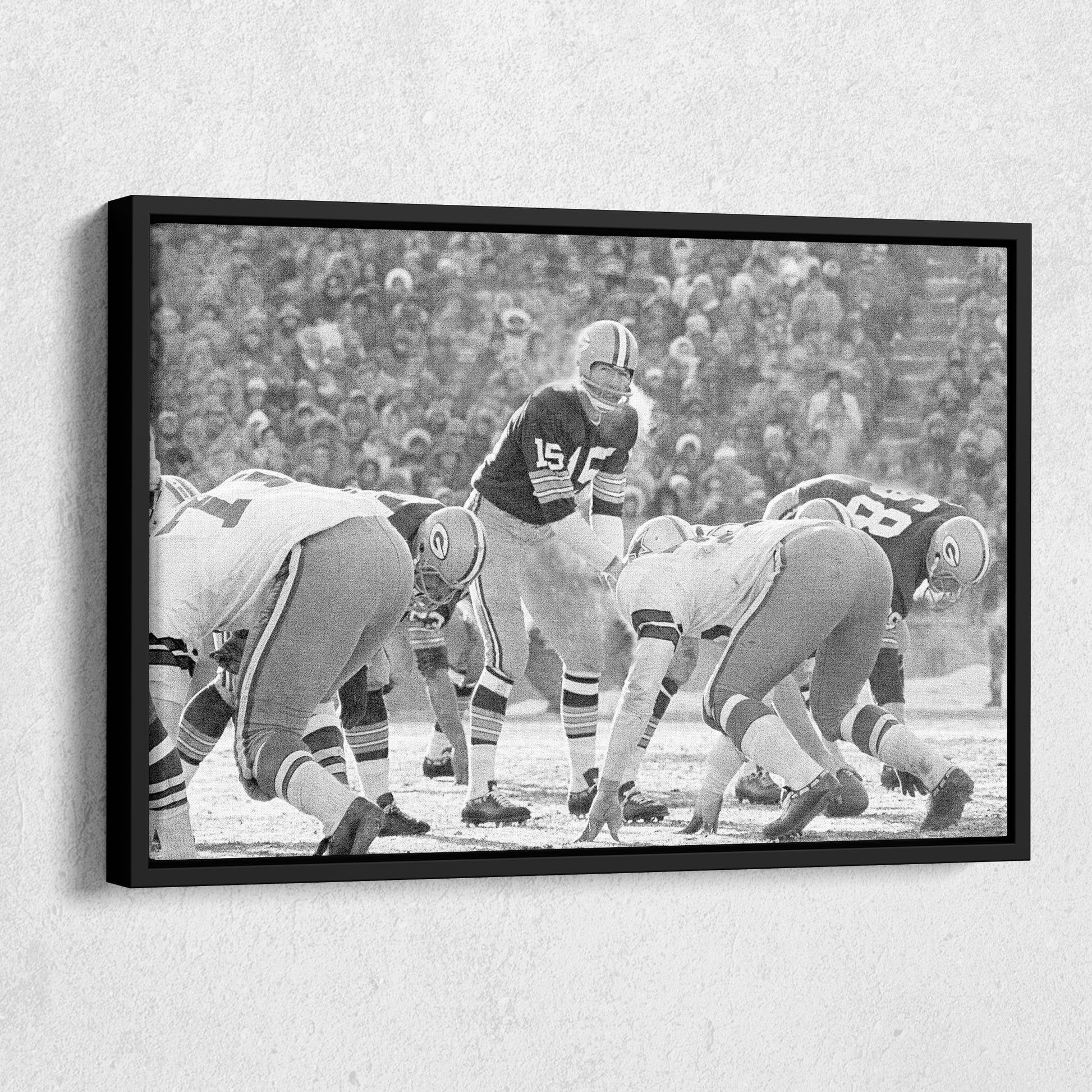 The Ice Bowl Packers vs. Cowboys Canvas Art - NFL Sports Wall Print