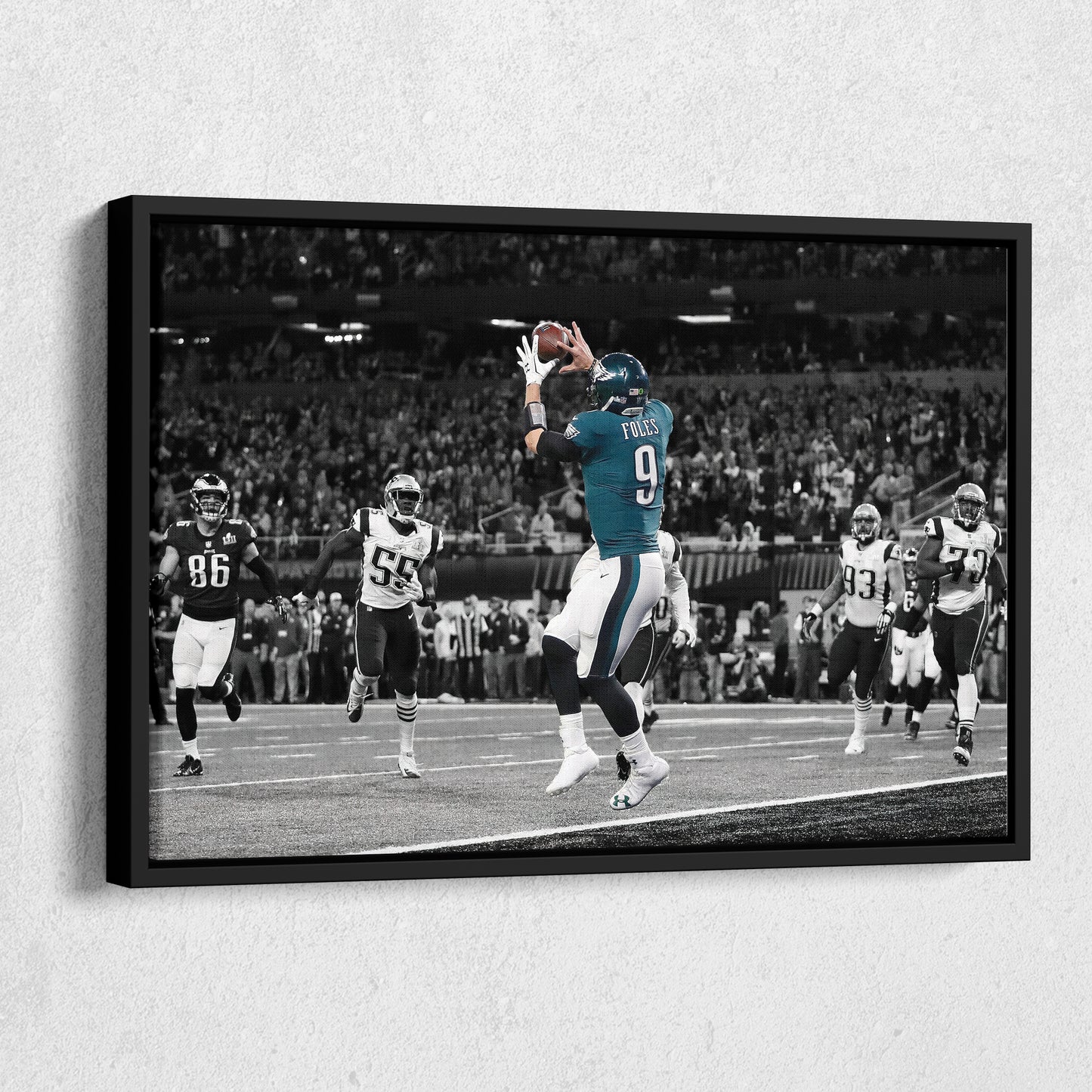 Nick Foles Super Bowl LII Philly Special Canvas Art - NFL Wall Decor