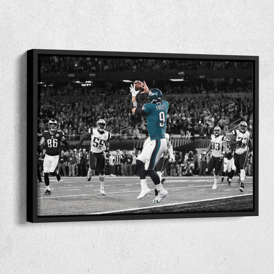 Nick Foles Super Bowl LII Philly Special Canvas Art - NFL Wall Decor