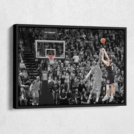 Bogdan Bogdanovic Buzzer Beater vs Lakers Canvas Wall Art Decor - NBA Highlight Art