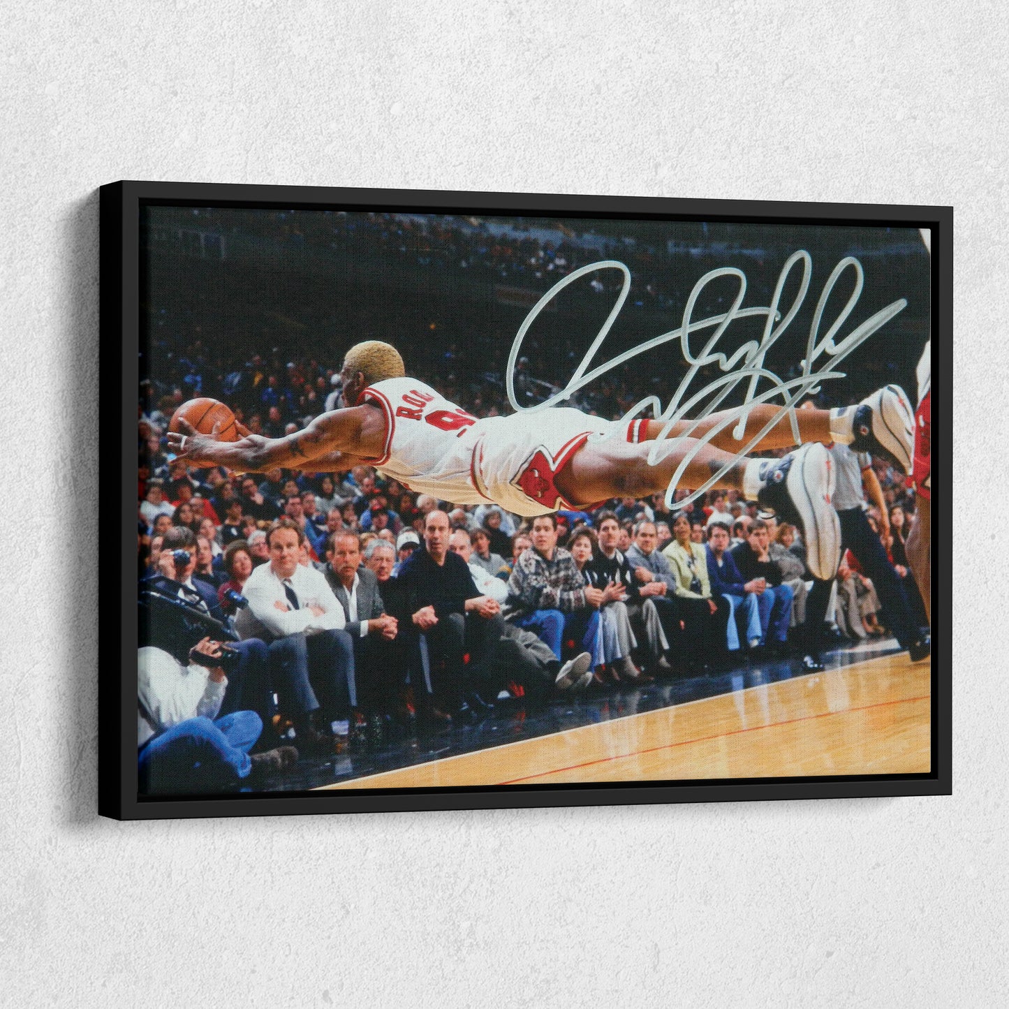Dennis Rodman Chicago Bulls Canvas Wall Art – NBA Basketball Legend Art