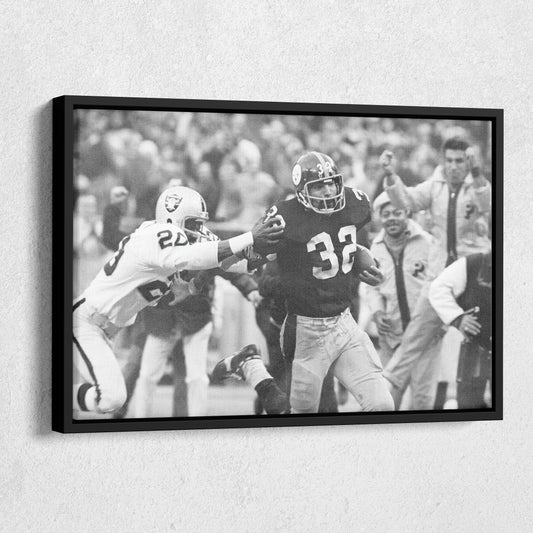 The Immaculate Reception Canvas Art - Steelers vs. Raiders NFL Decor