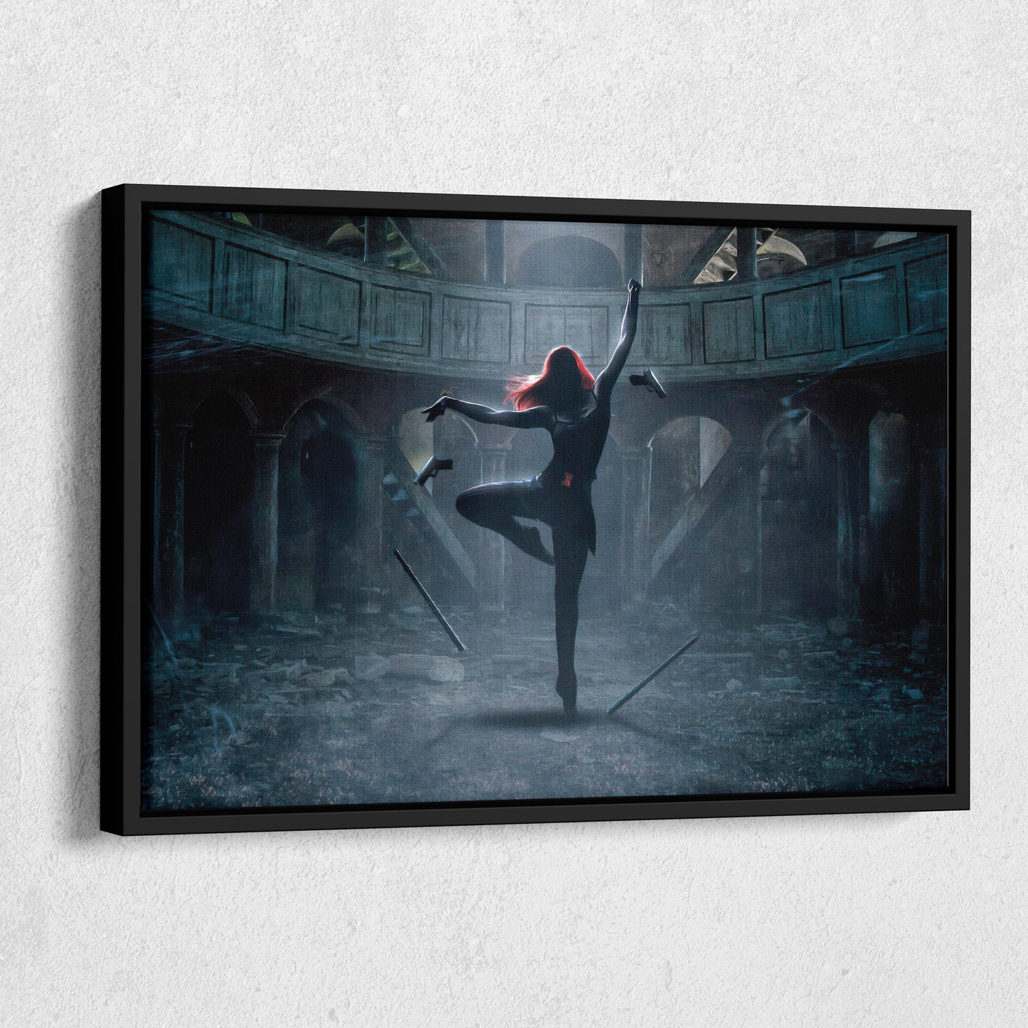 Black Widow Poster Marvel - Canvas Wall Art Decor