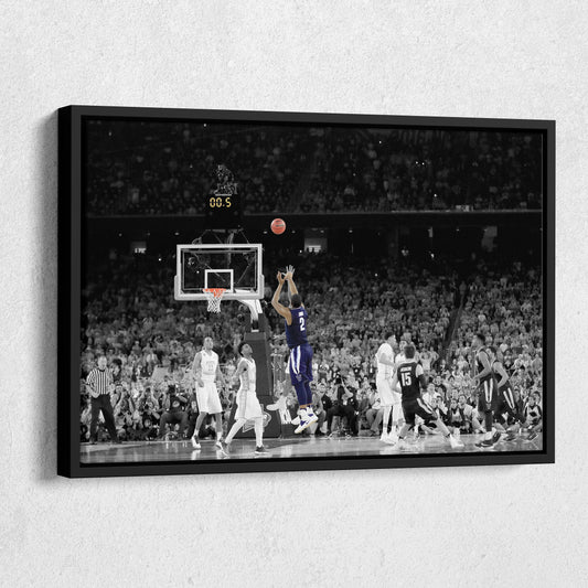 Kris Jenkins Buzzer Beater Villanova vs. North Carolina Canvas Wall Art Decor - NCAA Champion Art