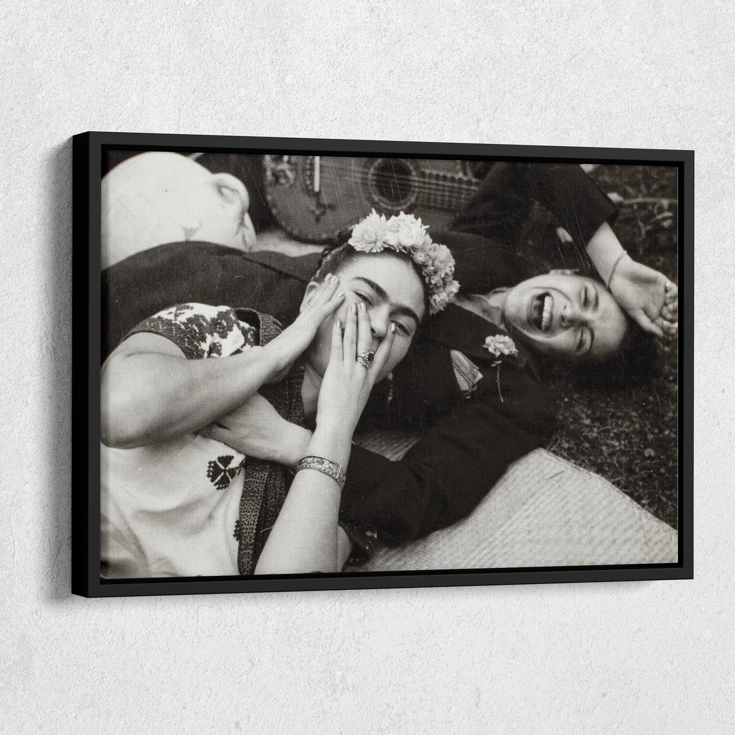 Frida Kahlo and Friend Canvas Wall Art – Painter's Legacy Home Decor