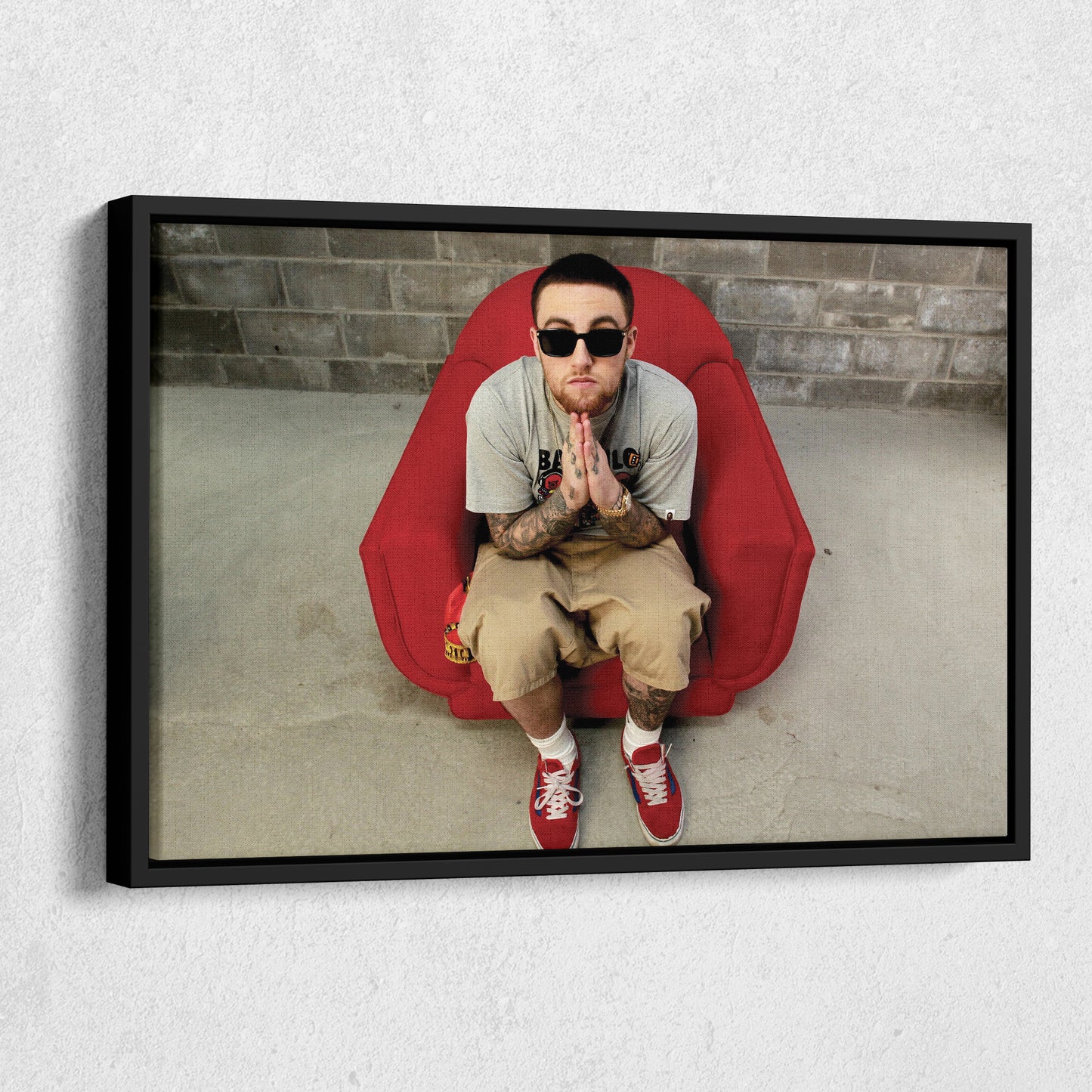 Mac Miller Top Man Canvas Wall Art – A Hip-Hop Legend Print
