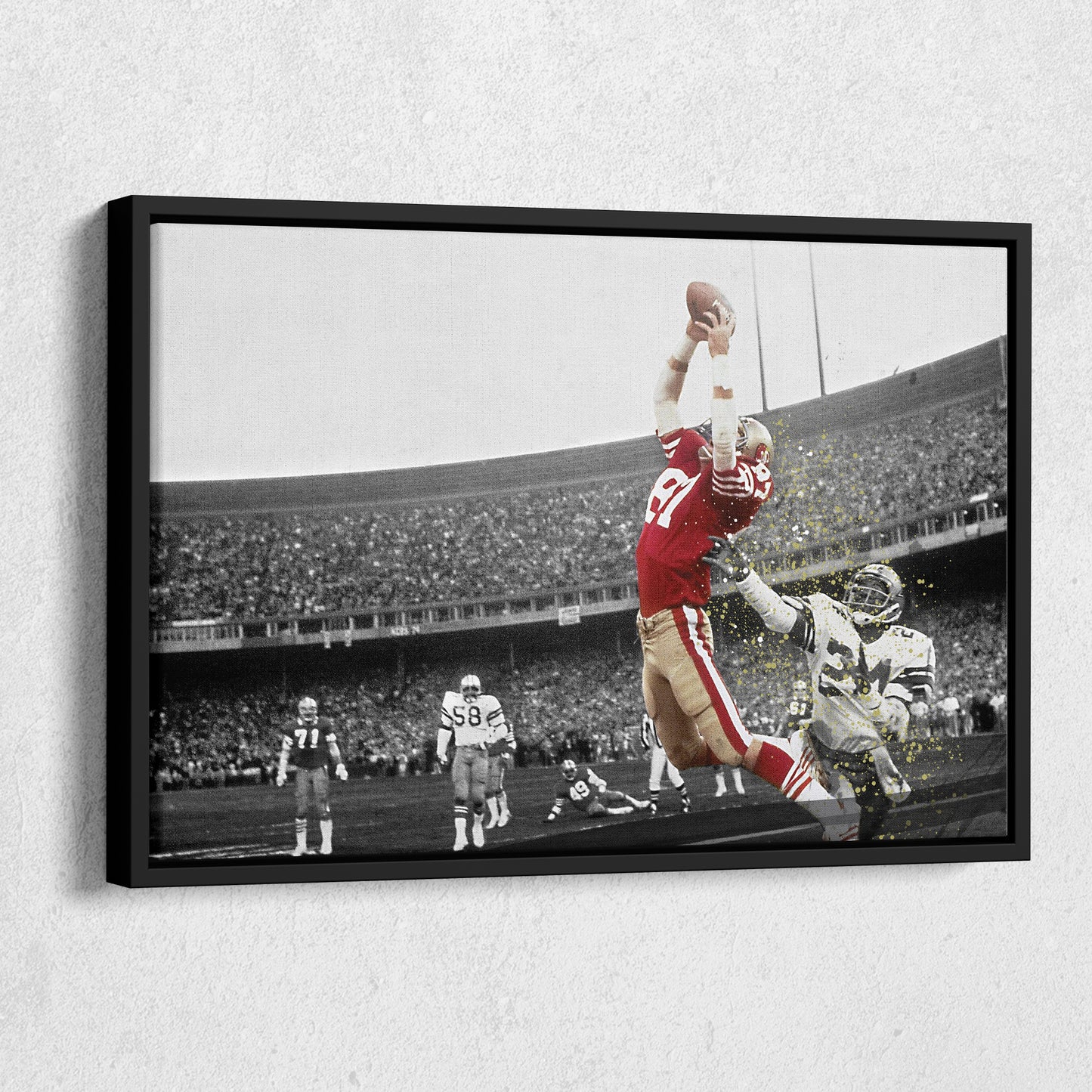 The Catch 49ers vs. Cowboys Canvas Art - NFL Football Wall Decor