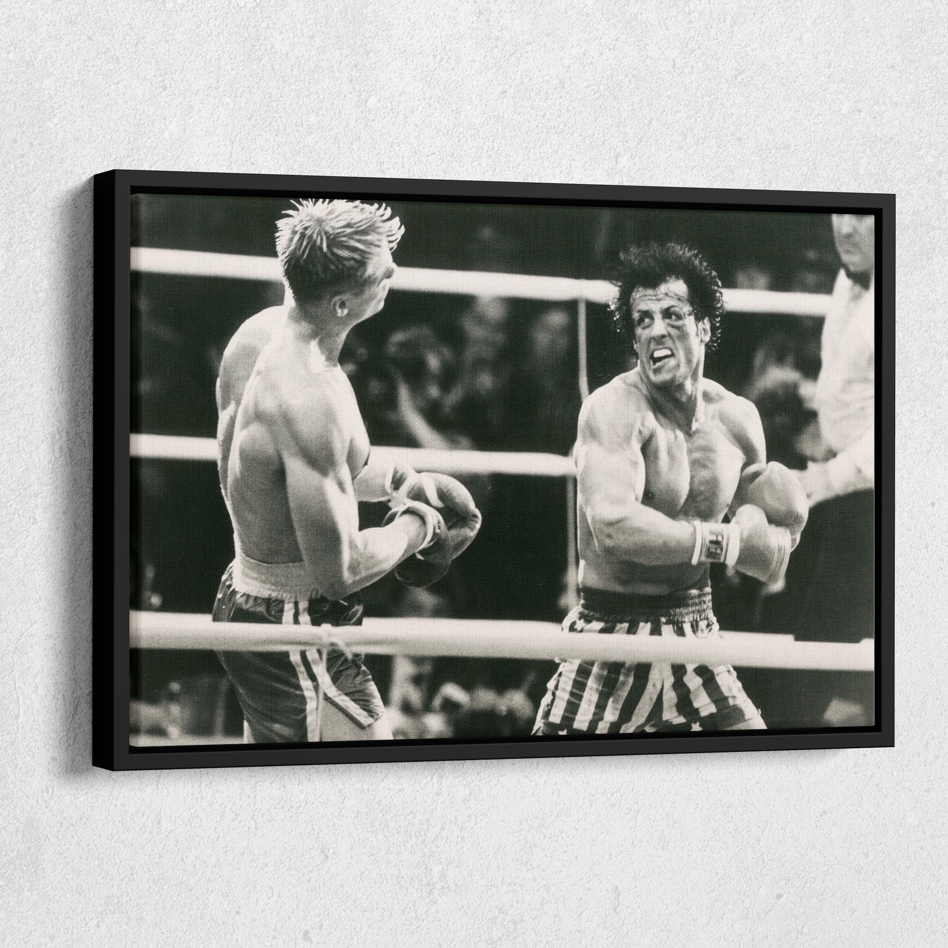 Rocky Balboa vs Ivan Drago Poster – Boxing Movie Canvas Wall Art Decor
