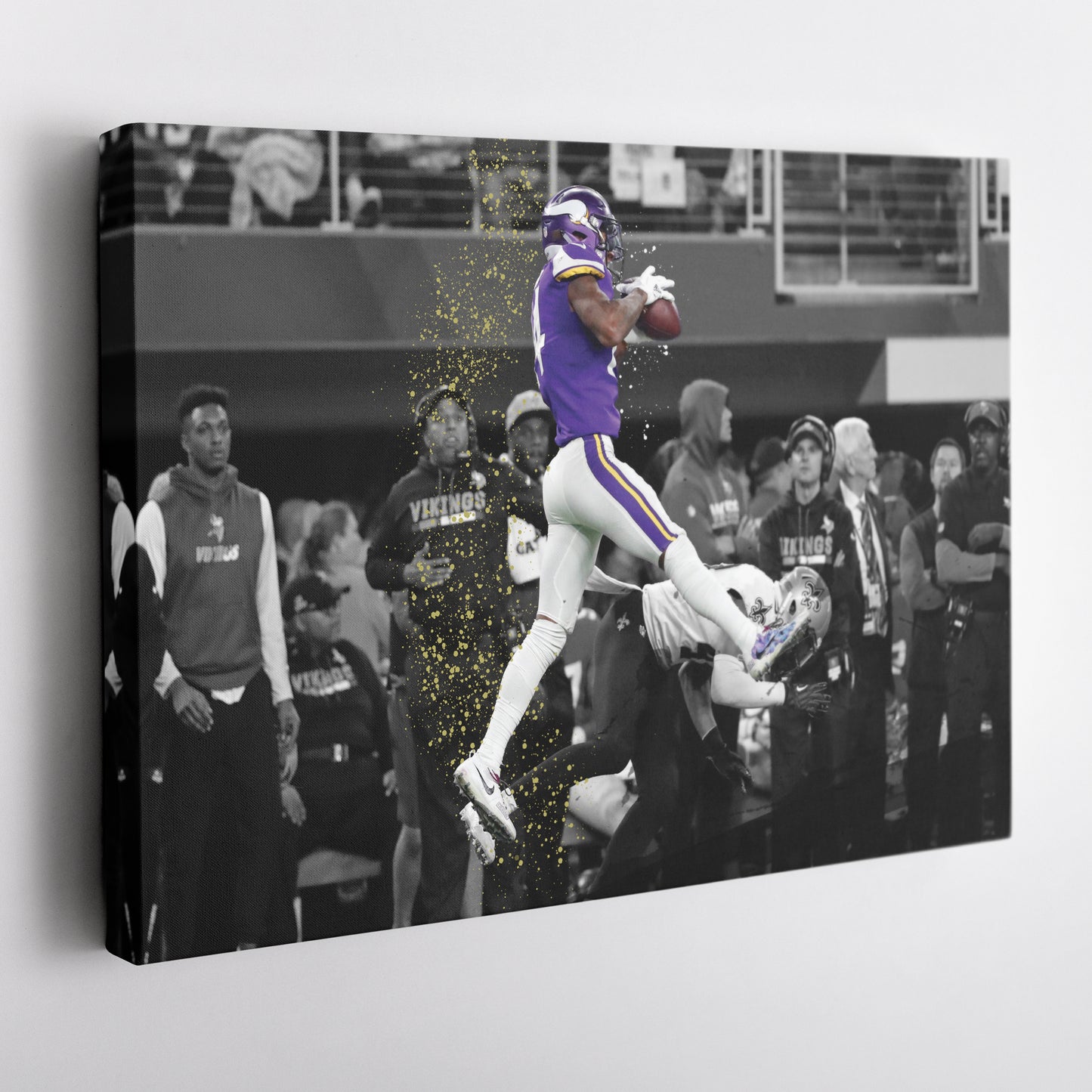 The Minneapolis Miracle Canvas Art - NFL Vikings vs. Saints Poster