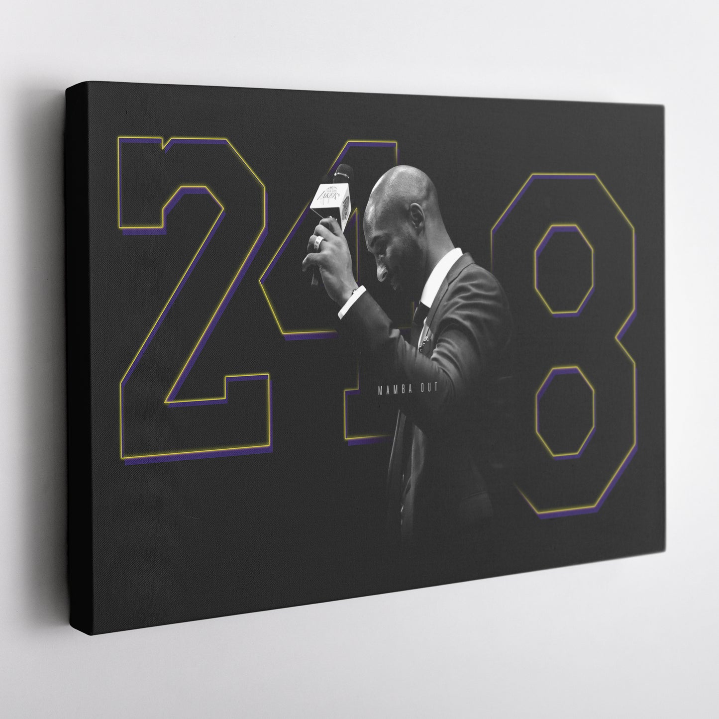 Mamba Out – 248- Legend – Kobe Bryant Canvas Art – A Basketball Legacy