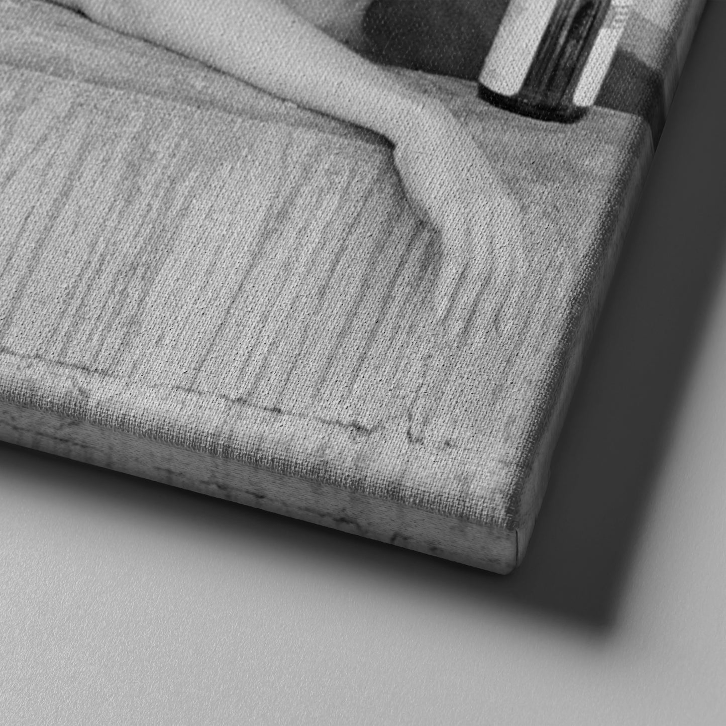 Steve McQueen with Wife Canvas Art – Hollywood Power Couple Decor