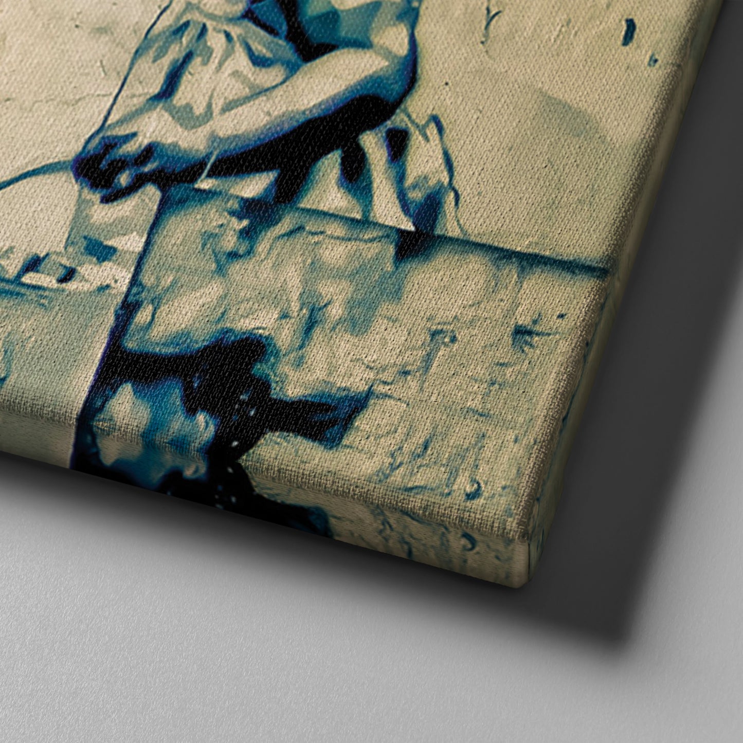 Banksy 'You Are Never Too Young to Dream Big' Quote Canvas Print - Framed Wall Art